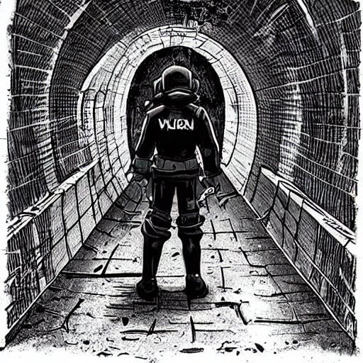 El guardián ante el túnel